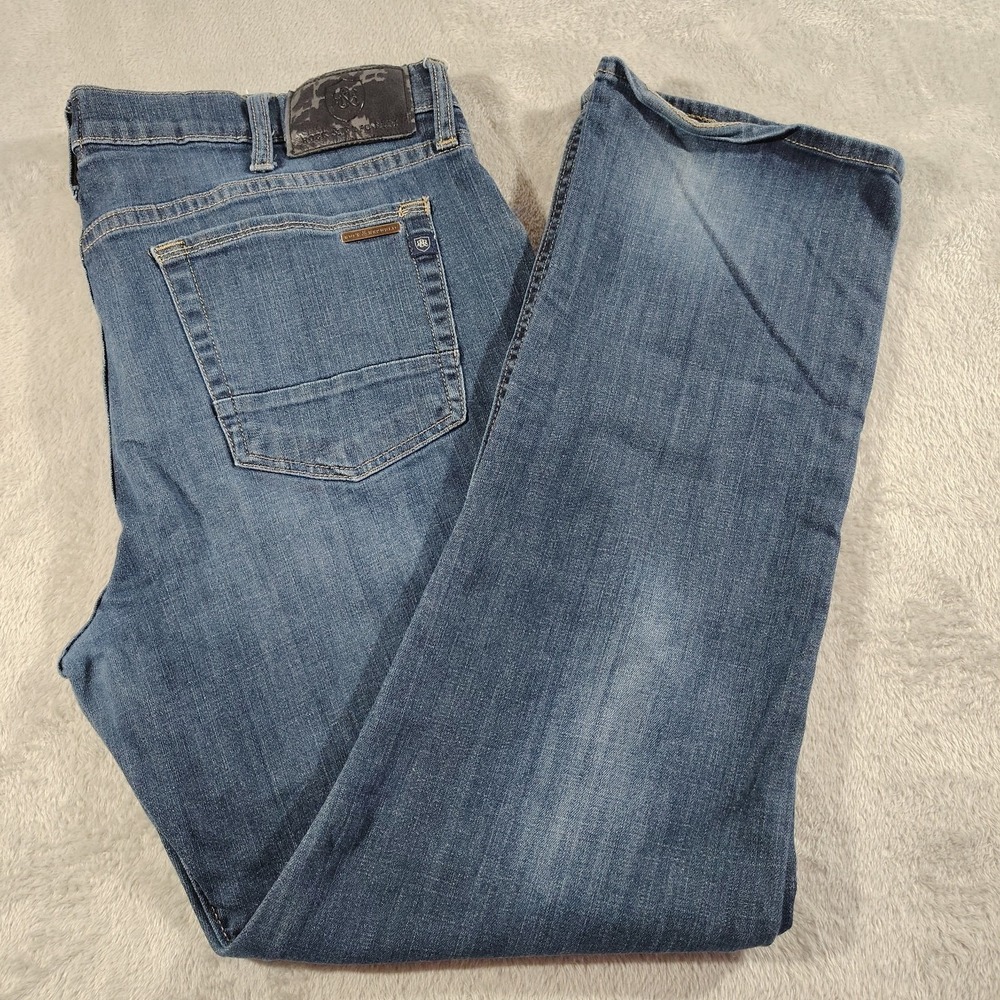 Rock‎ & Republic Jeans Men 38/32 Blue Denim Hip Hop Farmer Rodeo Skater Comfort